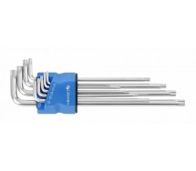 Ключи Tamper-Torx L, 9 пр. T10 -T50