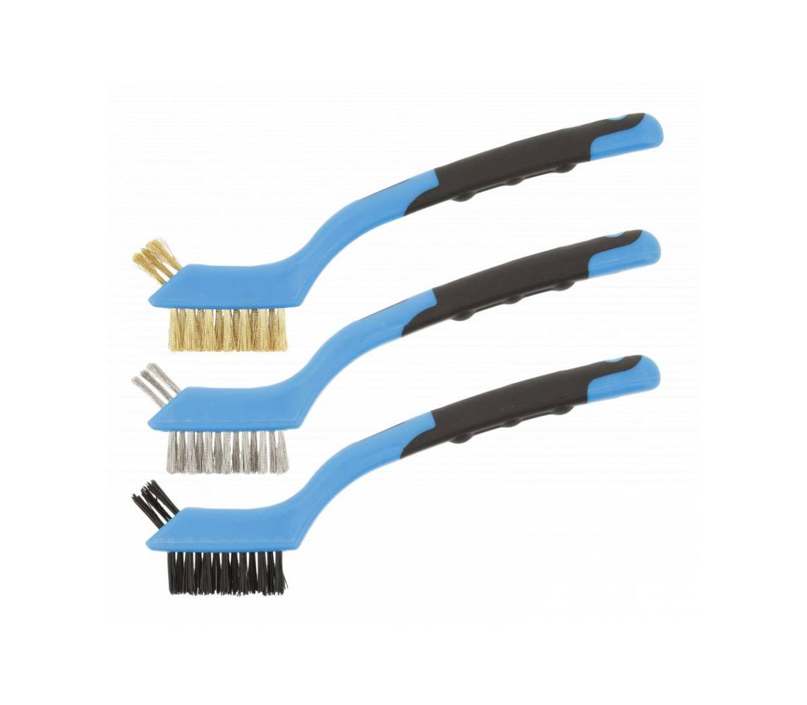 Harjade komplekt 3tk(teras,messing,nailo
