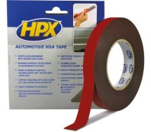 2-poolne akrüülteip must 12mmx10m