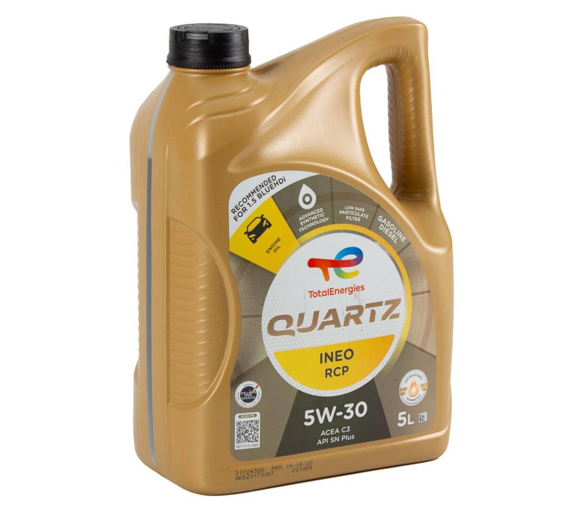 Total 5W30 5L C3 PSA Quartz Ineo RCP