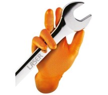 Перчатки Grippaz (M) 50 шт/уп (оранжевые)