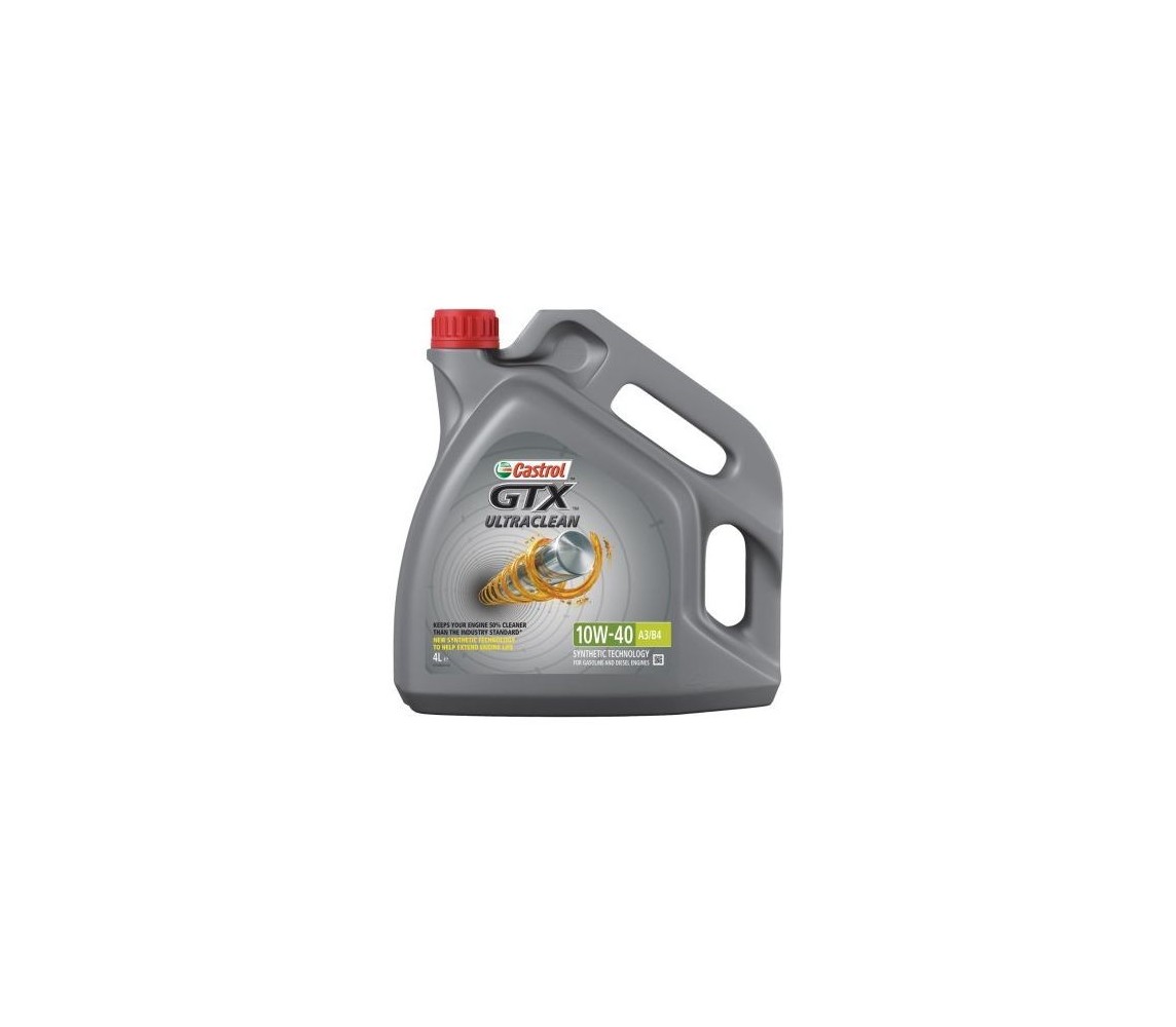 CASTROL 4L GTX Ultraclean 10W40 A3/B4