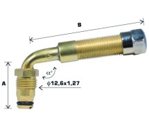 Tl-ventiil tööstusr. trj657. painut. nurk 80. l=27+102mm. ava 20.5