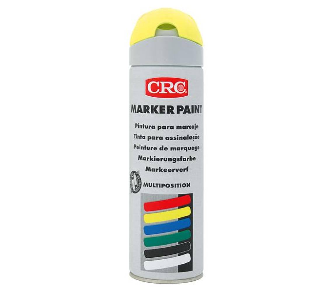 CRC marker paint fluo märkevärv kollane 500ml/ae