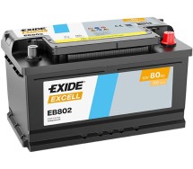 Exide Excell 80Ah 700A 315x175x175-+