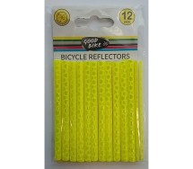 Спицевые отражатели GoodBike, 12 шт., круговая видимость 360°