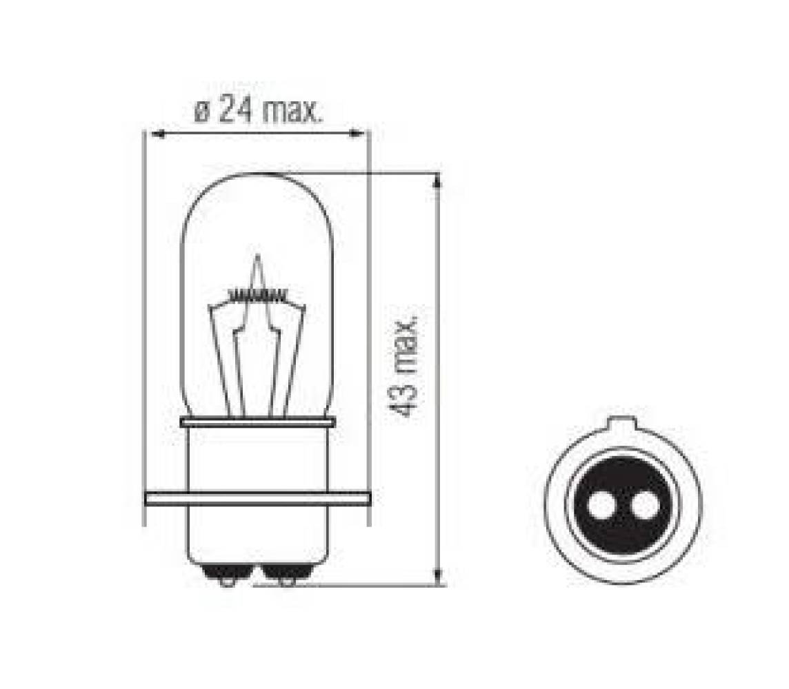 12V 35/35W PX15d