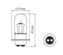12V 35/35W PX15d