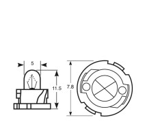 12V 1,2W F4,8