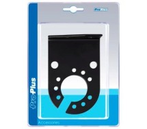 Монтажная пластина для розетки прицепа 8×5 см с угловым креплением