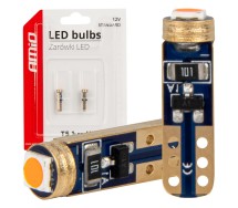 LED pirnid standard T5 12V 1 LED punane
