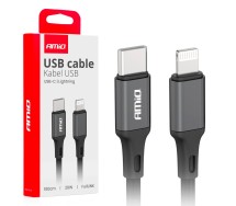 Juhe USB C - Lightning 20W 100cm