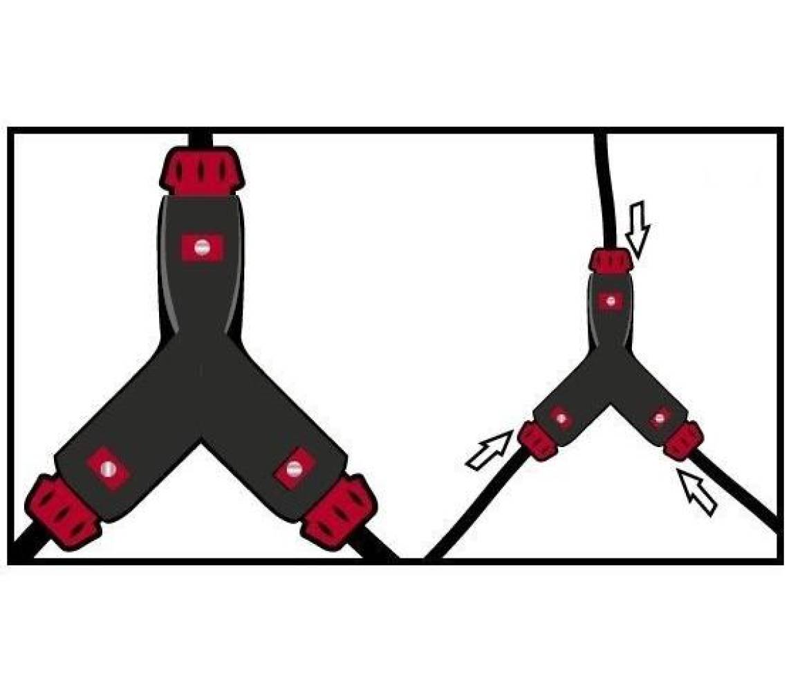 "BUNGEE CLIC"  Y-ühendus Ring