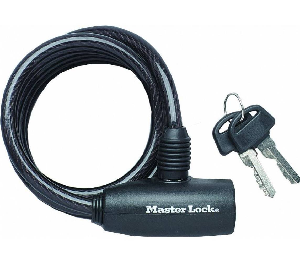 Замок тросовый Master Lock 8127, 8 мм / 180 см