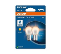 12V PY21W 21W BAU15S diadem chrome