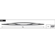 Klaasipuhastihari / kojamees Trico tx900 900mm