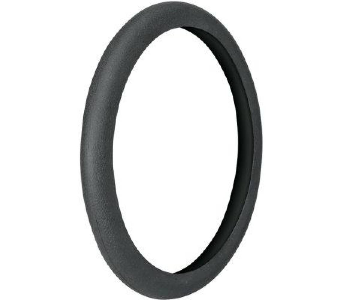Оплетка руля Ø35-51cm, черный эластичный силикон
