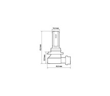 Halo Led HB3 15W P20d 1 tk