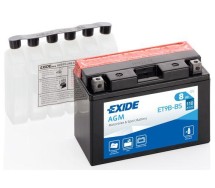 12V 8Ah YT9B-BS AGM 150x70x105+- Exide