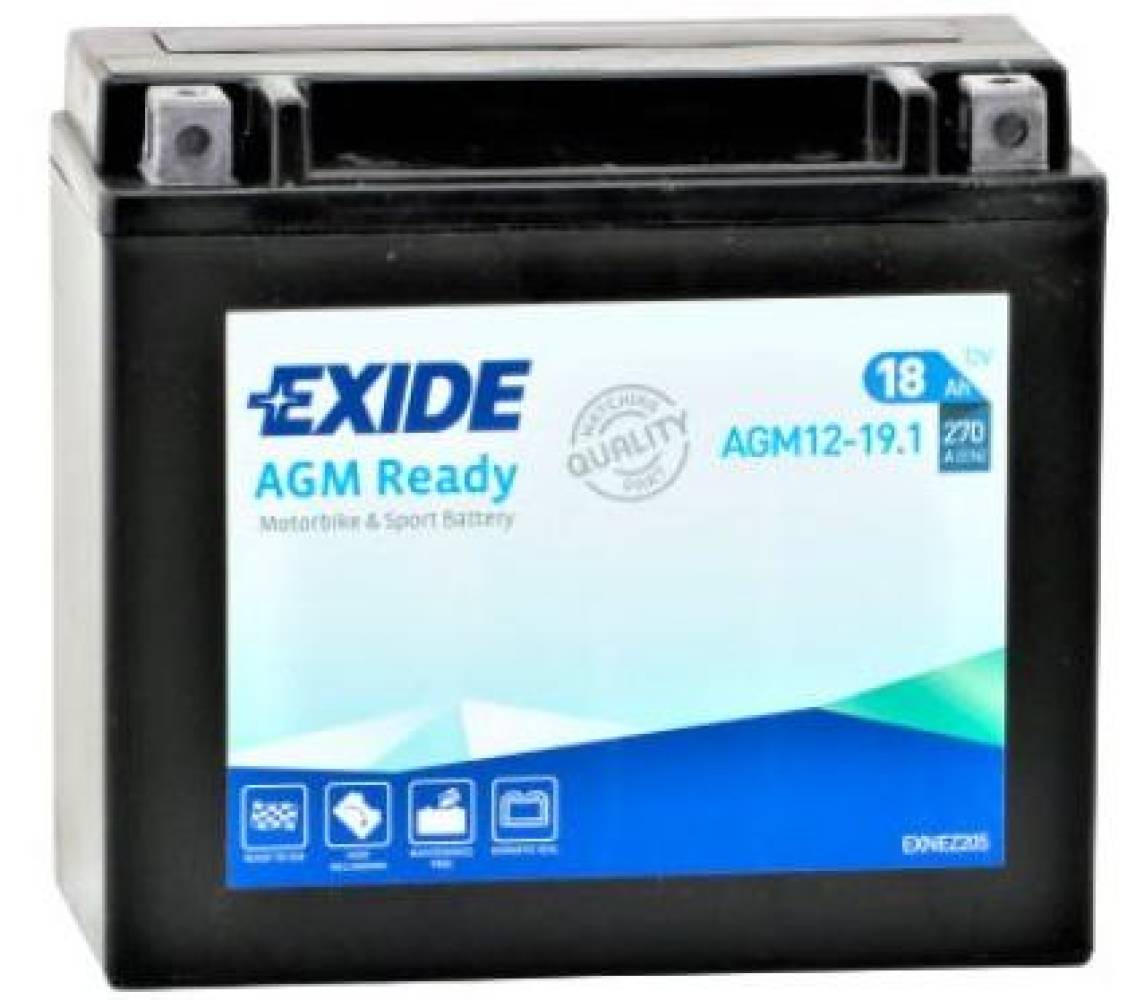12V 18Ah AGM12-19,1 175x90x155+- Exide