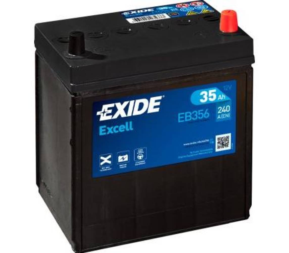 Exide Excell 35Ah 240A 187x127x220-+
