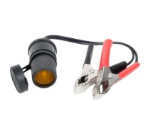 Sigareti süütaja pesa klemmidega 12/24V