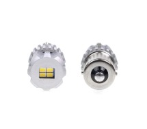 LED Canbus 12-24V UltraBright BA15s 2tk Amio