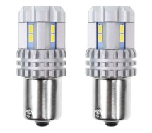LED Canbus 12-24V UltraBright BA15s 2tk Amio