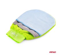 3 ühes Glass Polish Dust Microfiber puhastuskinnas 25x17cm Amio