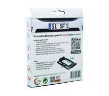 Numbrihoidja must "Simple Fix" 4tk 112mm