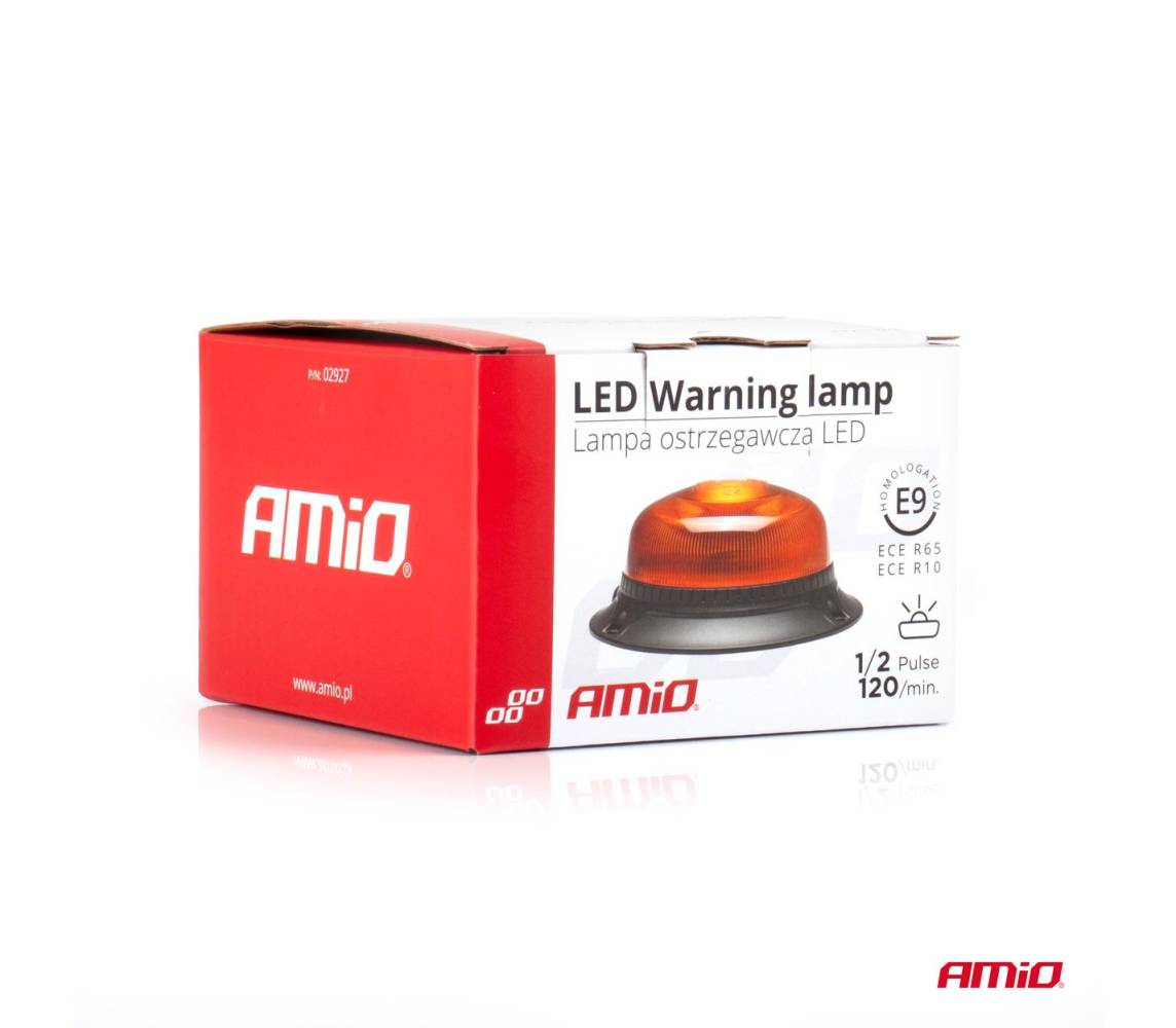 Vilkur 18LED 12/24V E9 madal 3-kruviga Amio
