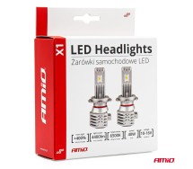 LED esitule pirnid H8/H9/H11 40W X1 Series MINI AMiO