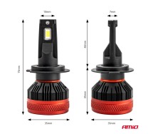 LED esitule pirnid H7 90W X3 Series Canbus AMiO
