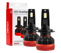 LED esitule pirnid H7 90W X3 Series Canbus AMiO
