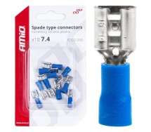 Juhtmeotsikud 6,3/7.4mm 1.5-2.5mm2 15A 10tk