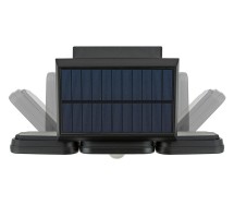Päikeseenergial tänavavalgusti 3 reflektoriga + andur