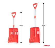 Lumelabidas teleskoop 71-91cm Amio