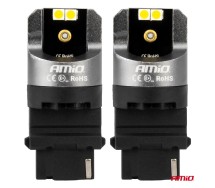 LED CANBUS Pro-seeria 12V/24V 27W T20 Valge