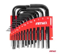 Kuuskant & torx võtmed Imbus CRV 22tk Amio