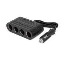 Sigaretisüütaja hargmik 4-auguga 2x USB A 1x USB C 12/24V 120W 80cm Amio