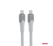 Laadimiskaabel USB-C-USB-C 60W 100cm FullLINK Amio
