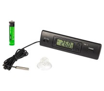 Auto termomeeter LCD sise-/välistingimustes/taimeriga