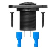 2xUSB pistik raamiga süvist. 3.1A 12 24V