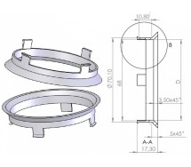 Sobitusrõngas 70.1-59.1. 1tk