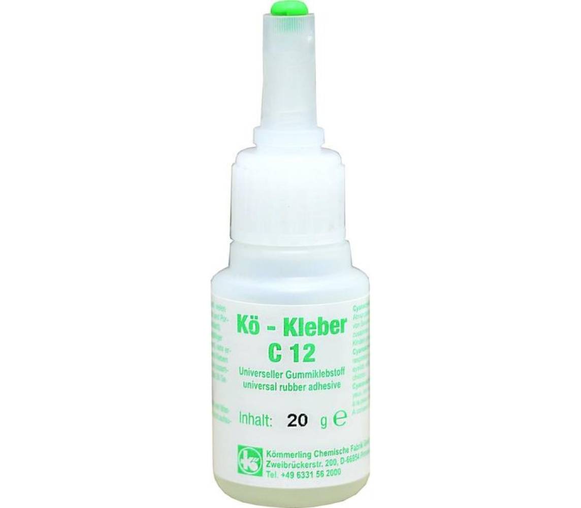 Tihendi (kumm) ja plastide liim kiir-superliim körapop c12 Krone 20g