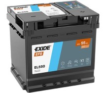 Exide EFB 55Ah 540A 207x175x190-+