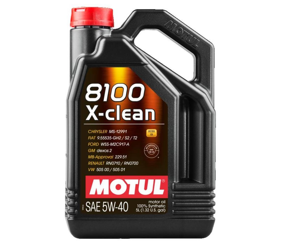 Motul 8100 x-clean 5w40 c3 5l