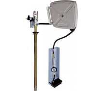 Komplektne õlitrass. 10m. 3:1. seinale voolik-pump-digipüst.-hoidik-reduk.1742sa