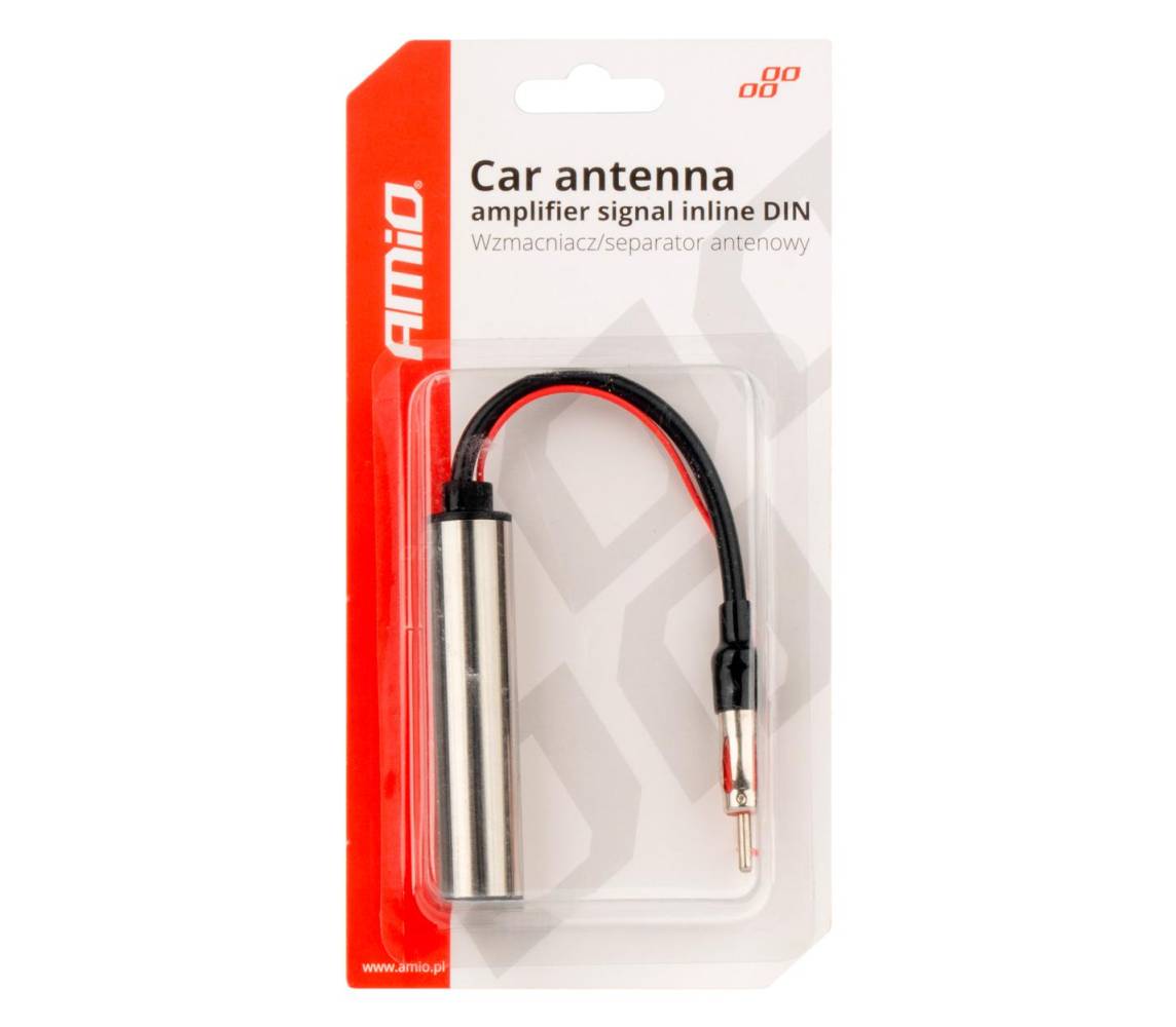 Усилитель антенны с прямым DIN‑штекером, 12/24 В