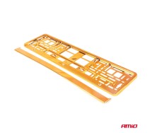 Numbrialus plastik metallik oranz